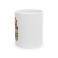 Tropical Beach Ceramic Mug — Vintage Paradise Design (11oz & 15oz)