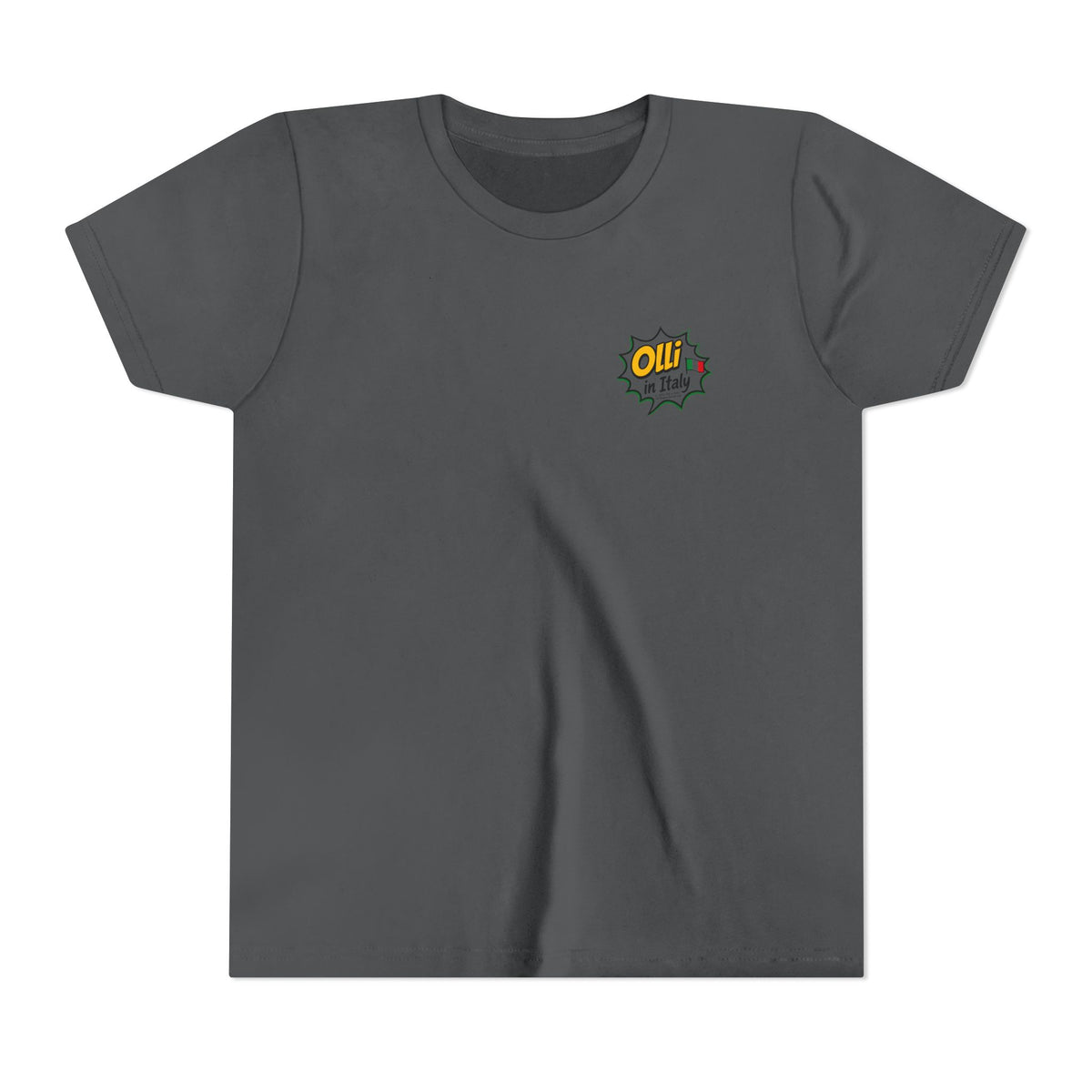 Kids Boston Terrier Saved by Grace Pizza Graphic Tee