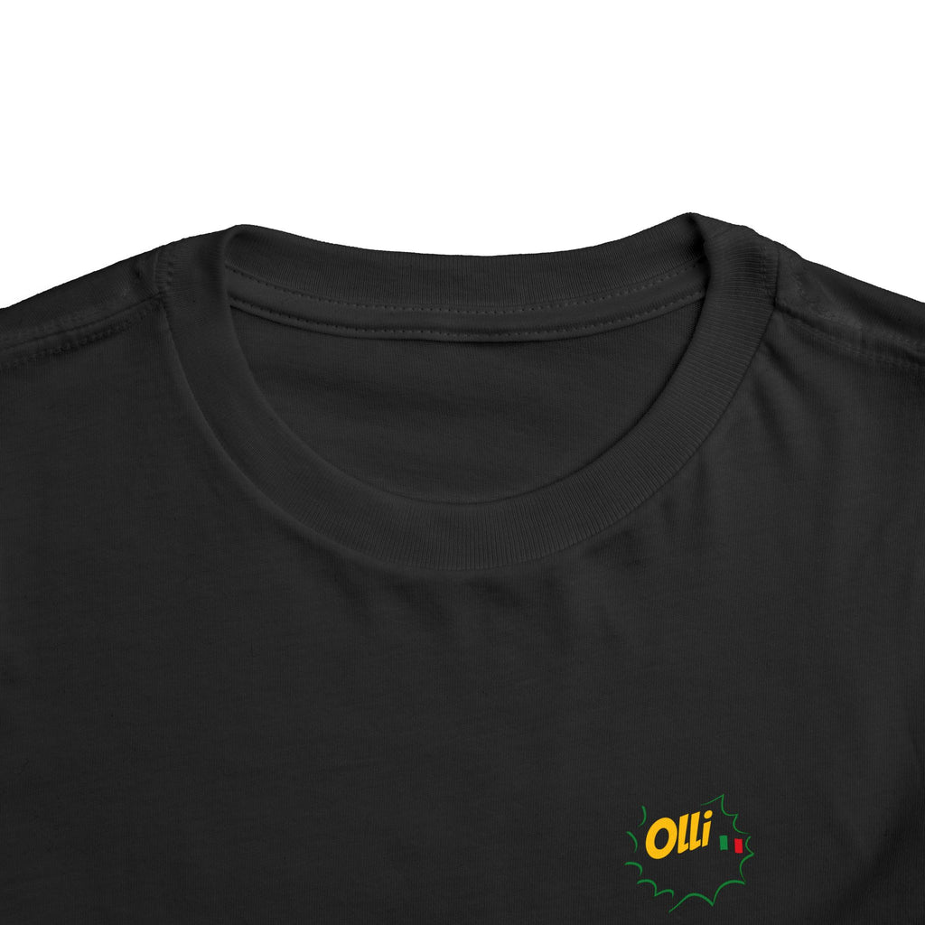 Toddler Tee — Cute Olli the Boston Terrier in Italy "I Came, I Sniffed, I Judged" Graphic