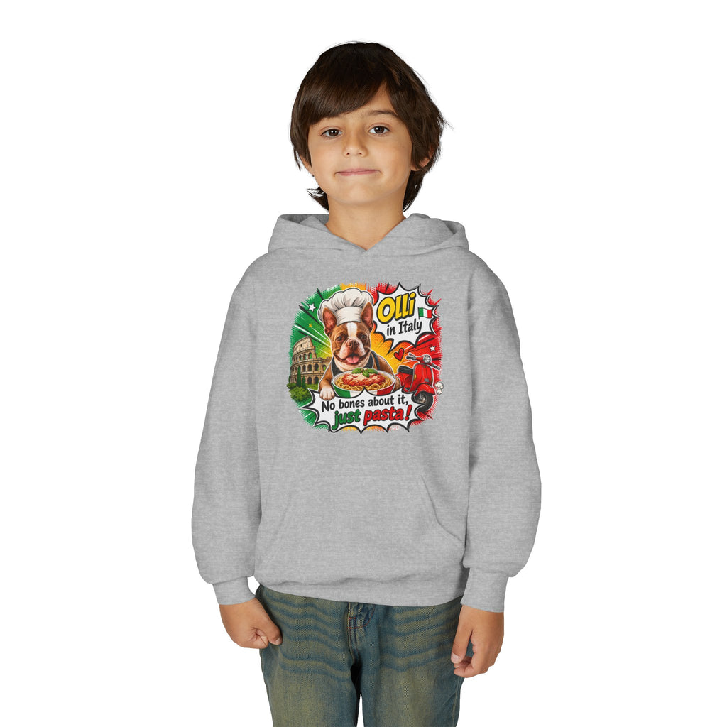 Italian Chef Dog No Bones About It Hoodie | Youth Hoodie