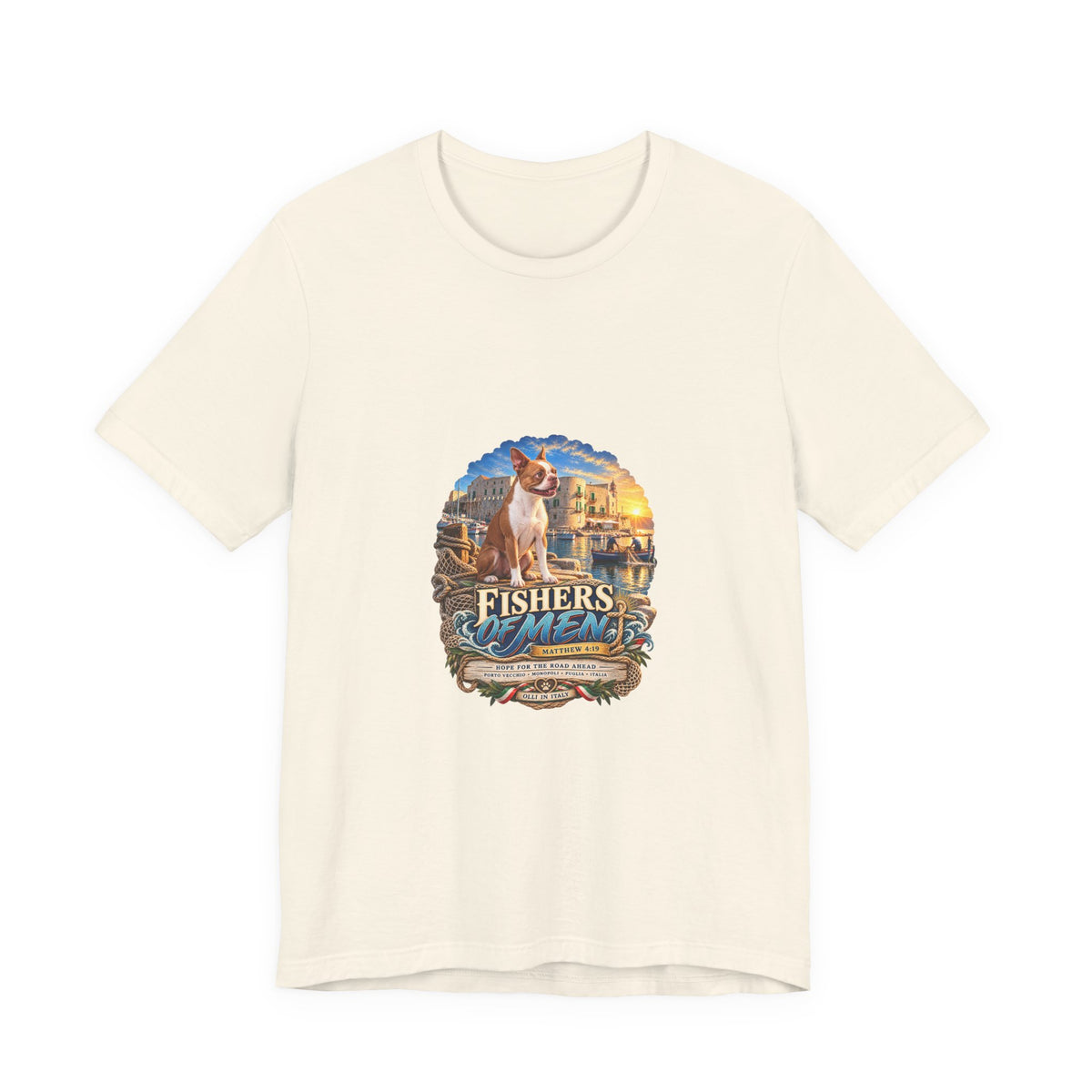 Fishing Weekend Tee — "Fishers of Men" Coastal Vintage Graphic Shirt