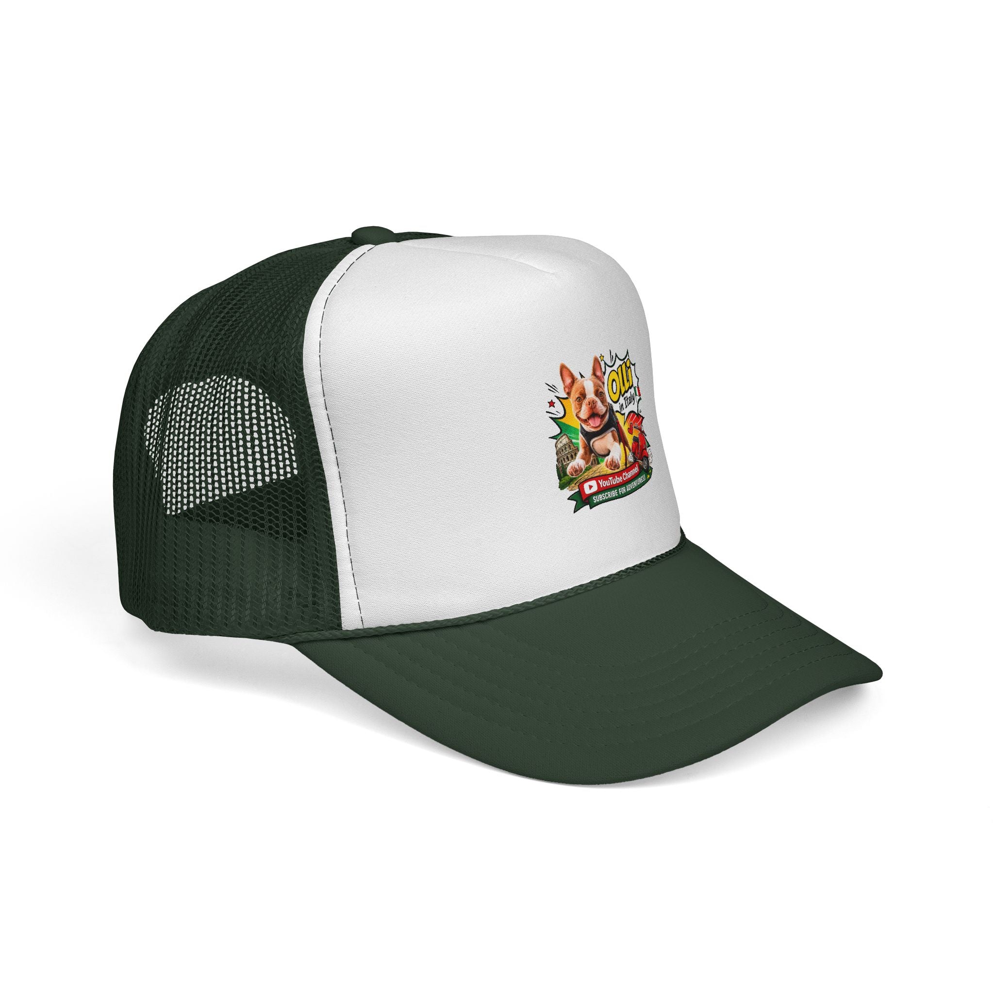 Trucker Cap — “God Is Good All The Time” Retro Pig Graphic
