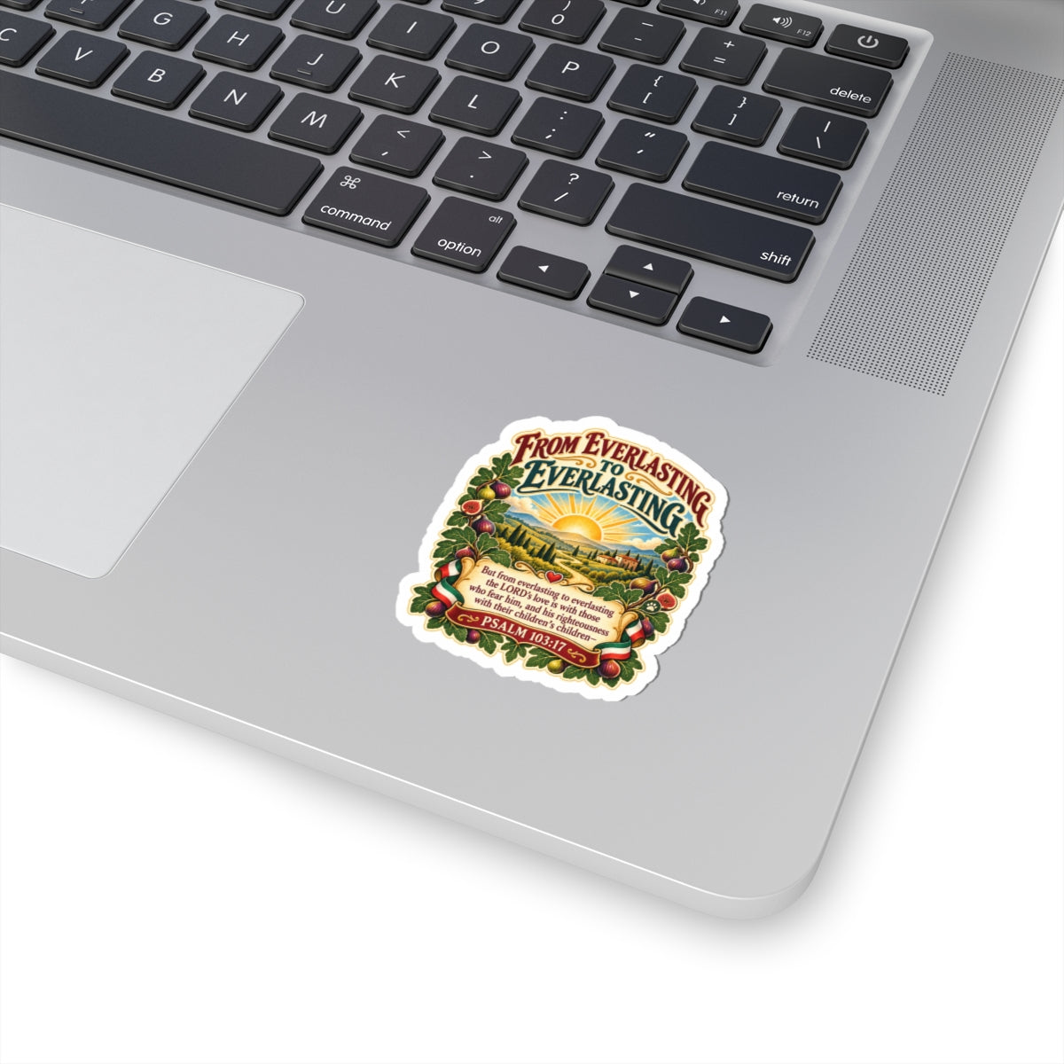 Psalm 103:17 Sticker — “From Everlasting to Everlasting” Christian Faith Vinyl Kiss-Cut