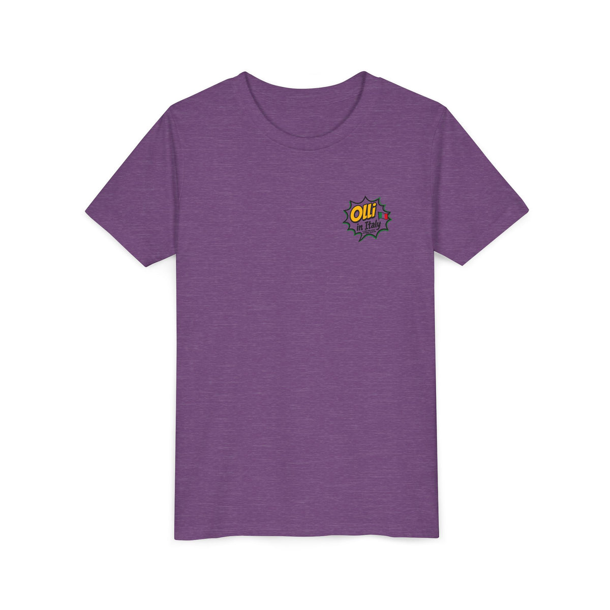 Kids' Pizza Olli the Boston Terrier Tee — "Saved by Grace" Funny Italian Pizza Youth Shirt