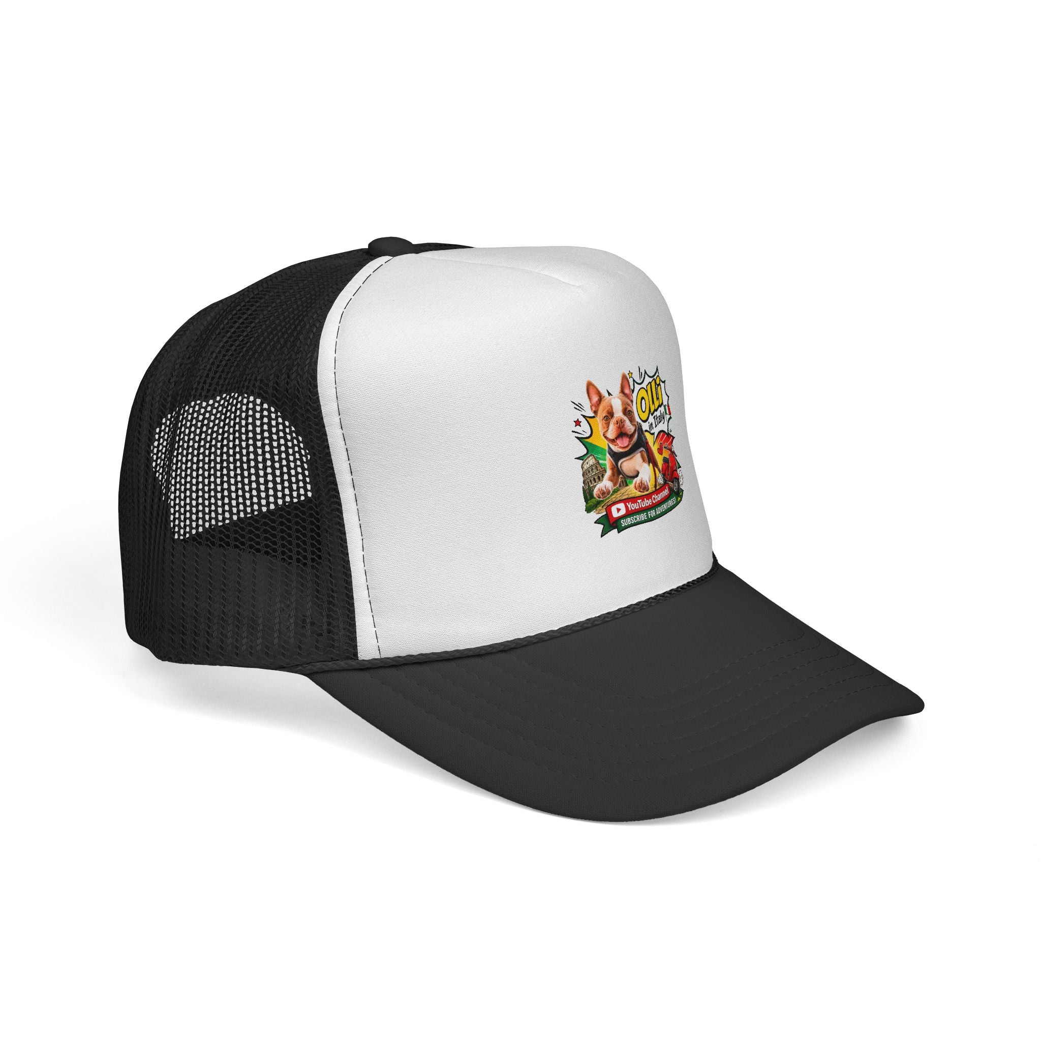 Trucker Cap — “God Is Good All The Time” Retro Pig Graphic