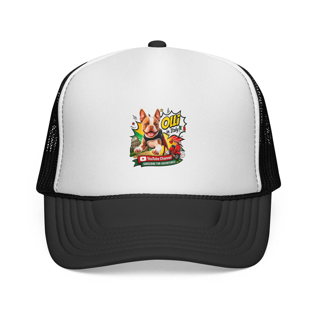Trucker Cap — “God Is Good All The Time” Retro Pig Graphic