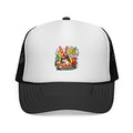 Trucker Cap — “God Is Good All The Time” Retro Pig Graphic