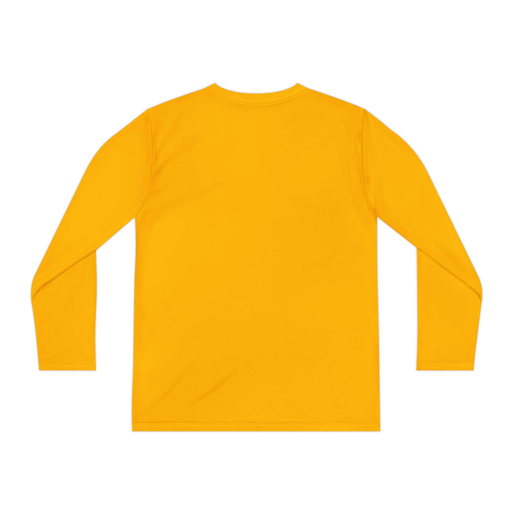 Olli the Boston Terrier in Italy Youth Long Sleeve Tee — "Olli" Surf Rescue Graphic