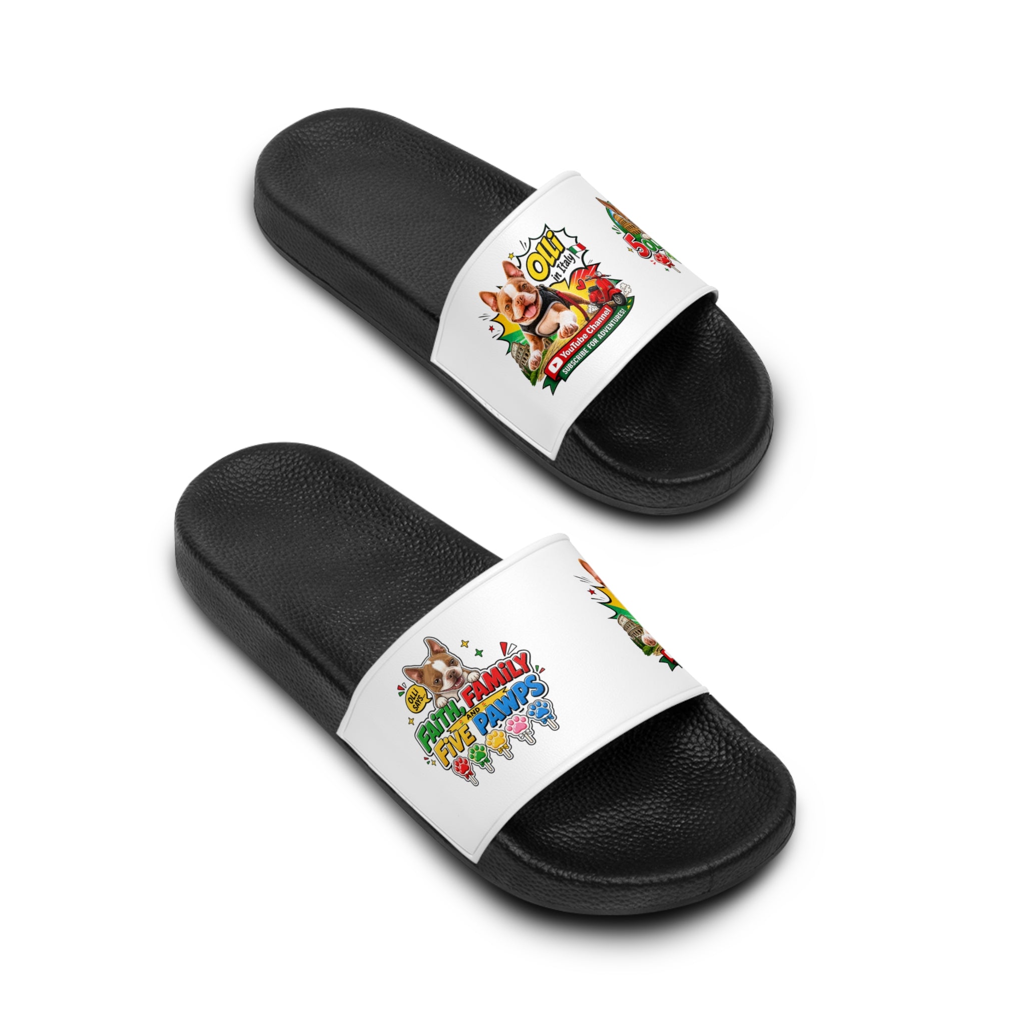 Pizza Chef Cartoon Slides | Slide Sandals
