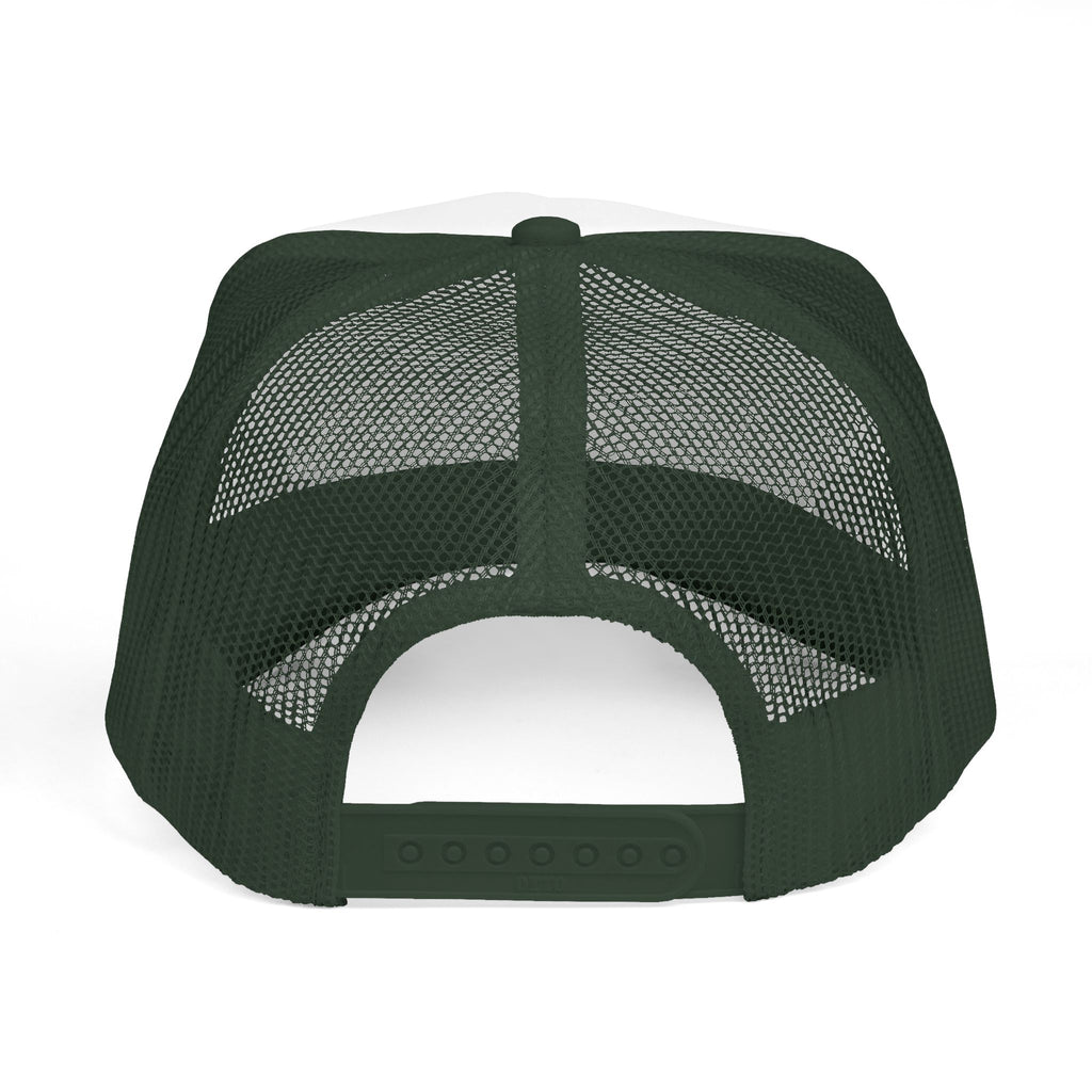 Trucker Cap — “God Is Good All The Time” Retro Pig Graphic