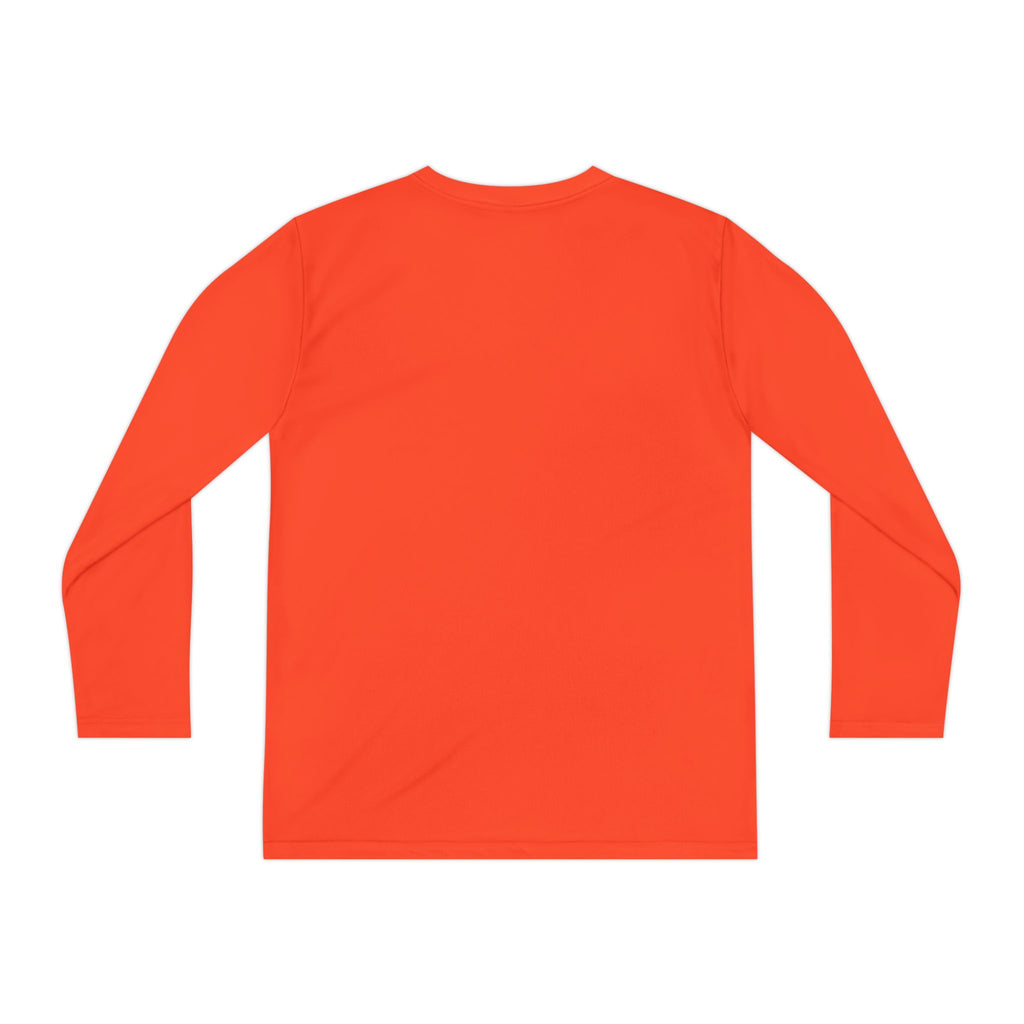 Olli the Boston Terrier in Italy Youth Long Sleeve Tee — "Olli" Surf Rescue Graphic